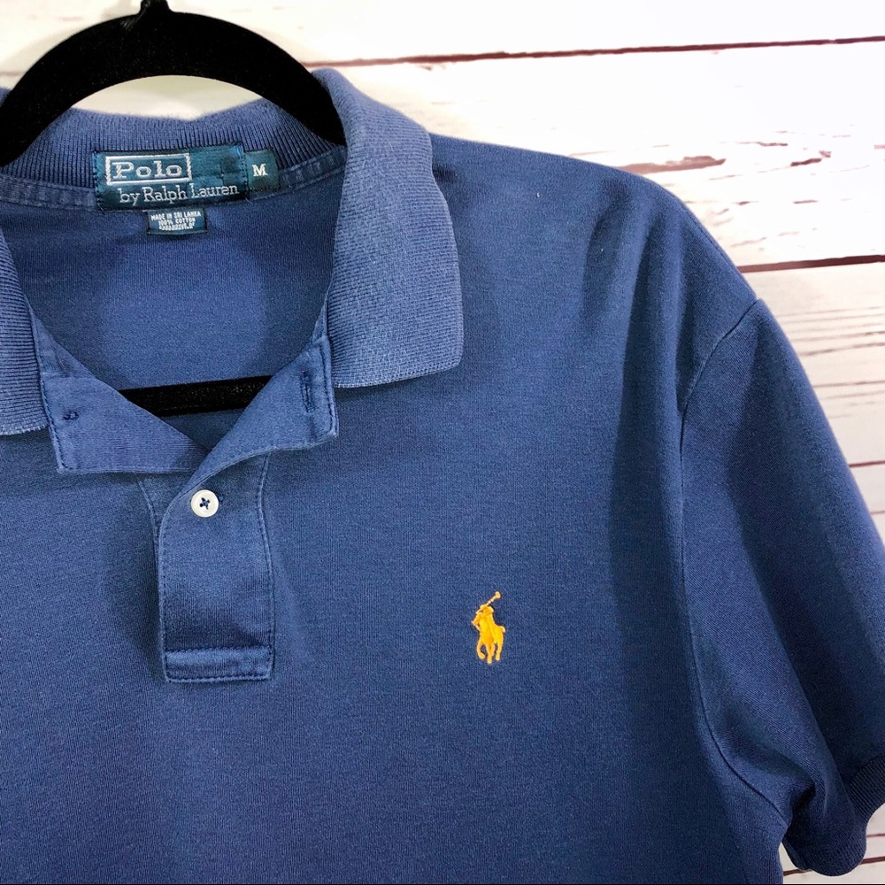 Ralph Lauren Men’s Super Soft Dark Blue Polo Large